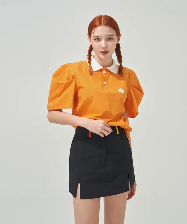 KANDINI Slit Mini Skirt - Black