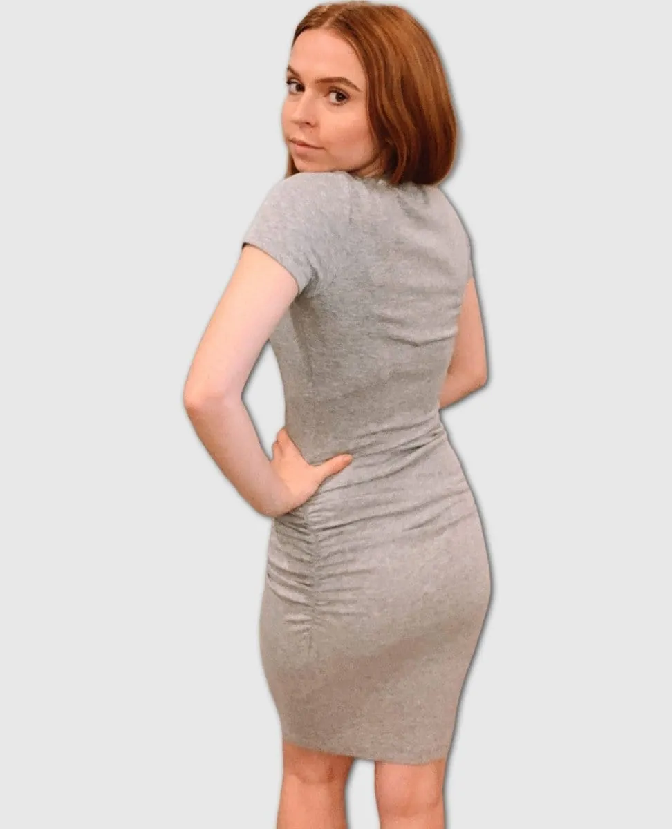 Katie Midi Dress Heather Grey
