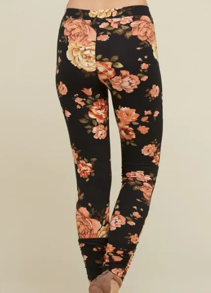 KAUAI FLORAL PRINT LEGGINGS