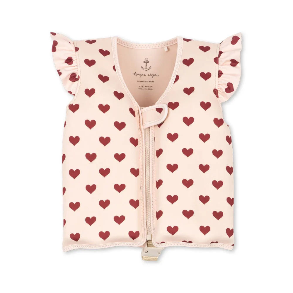 Konges Sløjd - Avery frill float vest - Amour Rouge