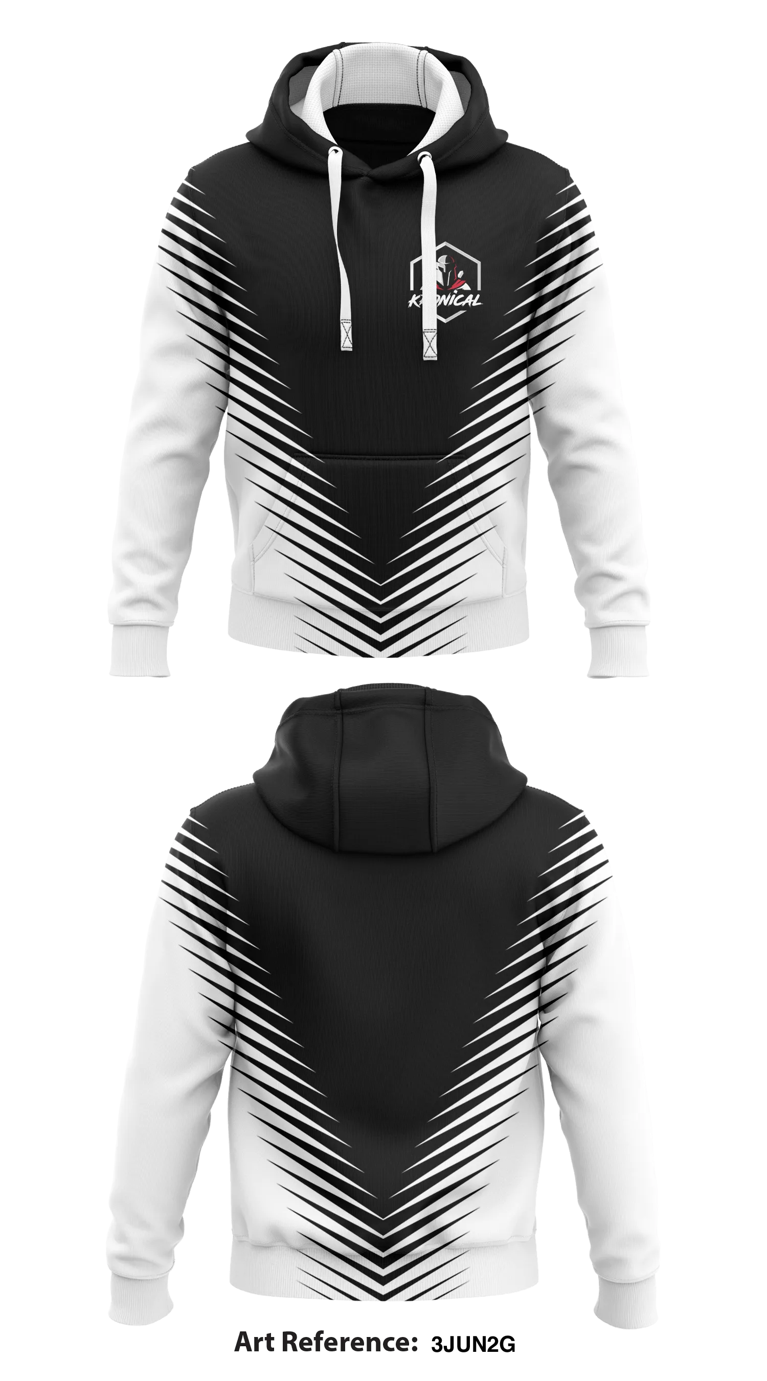 Kronical Store 1  Core Men's Hooded Performance Sweatshirt - 3jun2G