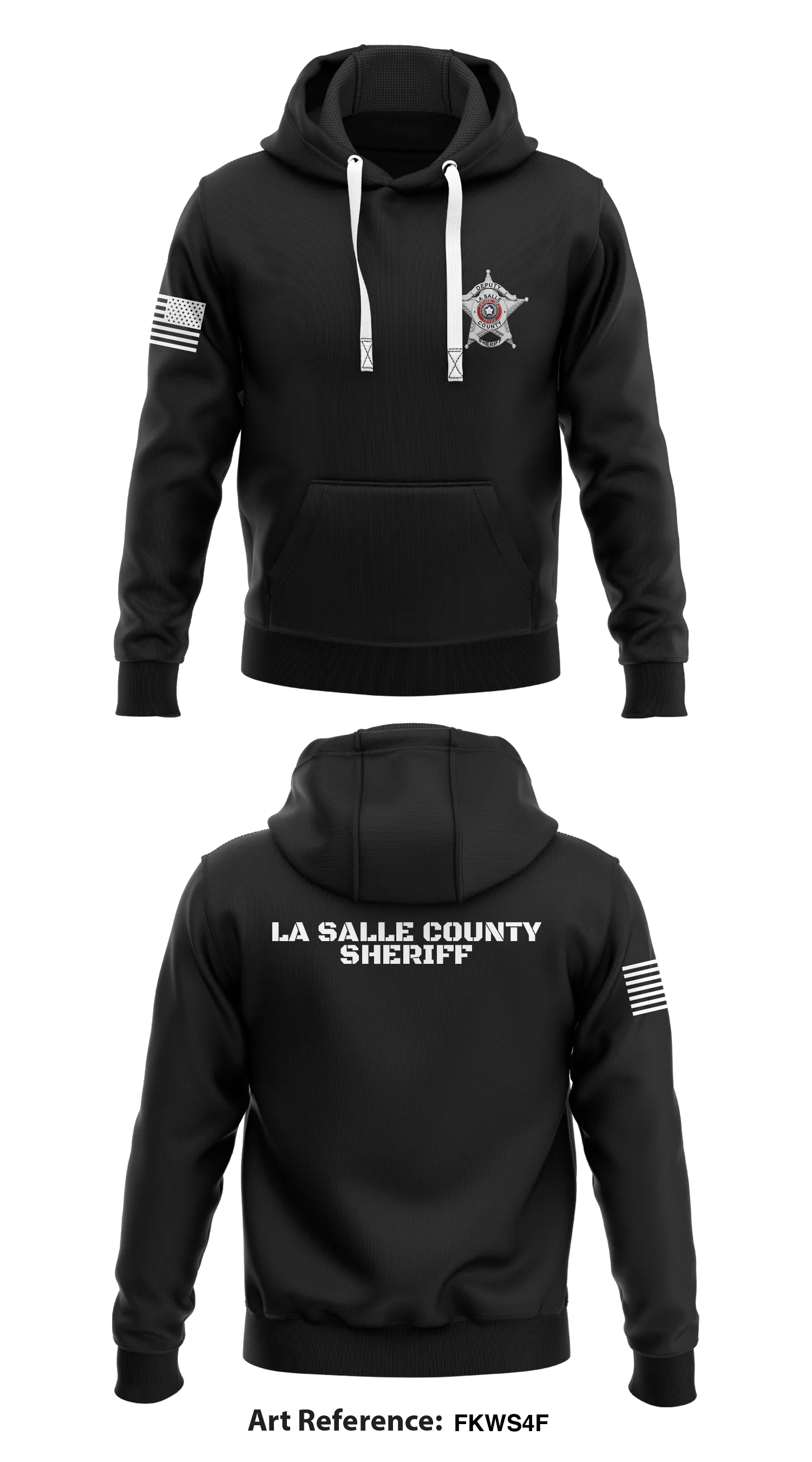 La Salle County Sheriff's Office Store 1  Core Men's Hooded Performance Sweatshirt - fKWS4f