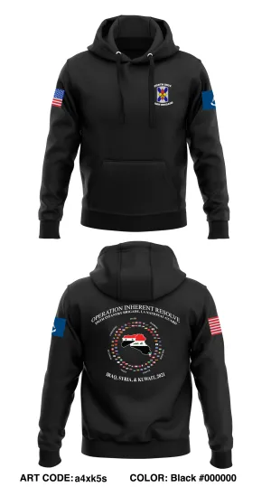LANG 256th IBCT Store 1  Core Men's Hooded Performance Sweatshirt - a4xk5s