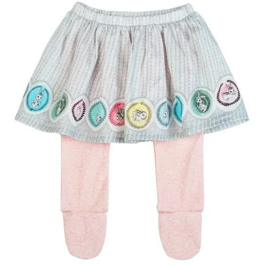 Leggings Skirt - Bunny Cameo (with feet)
