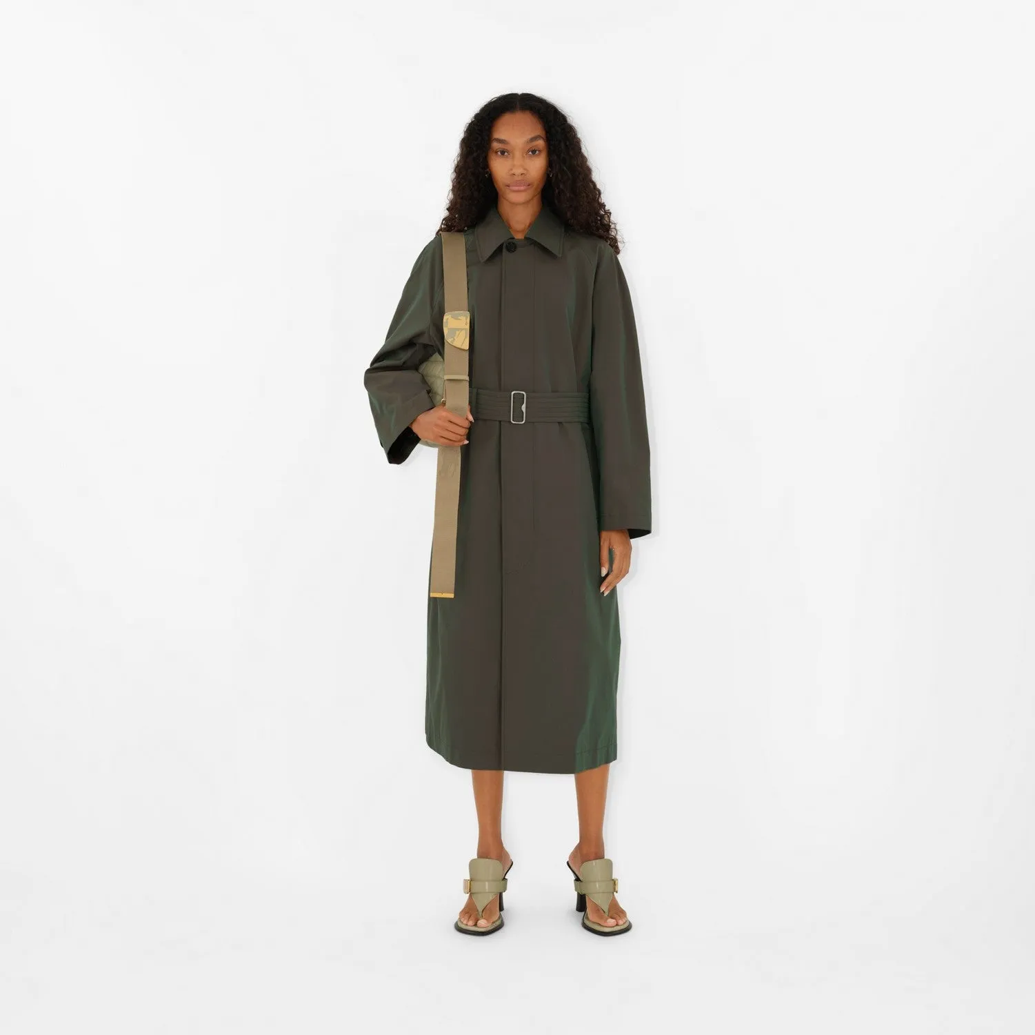 Long Gabardine Car Coat