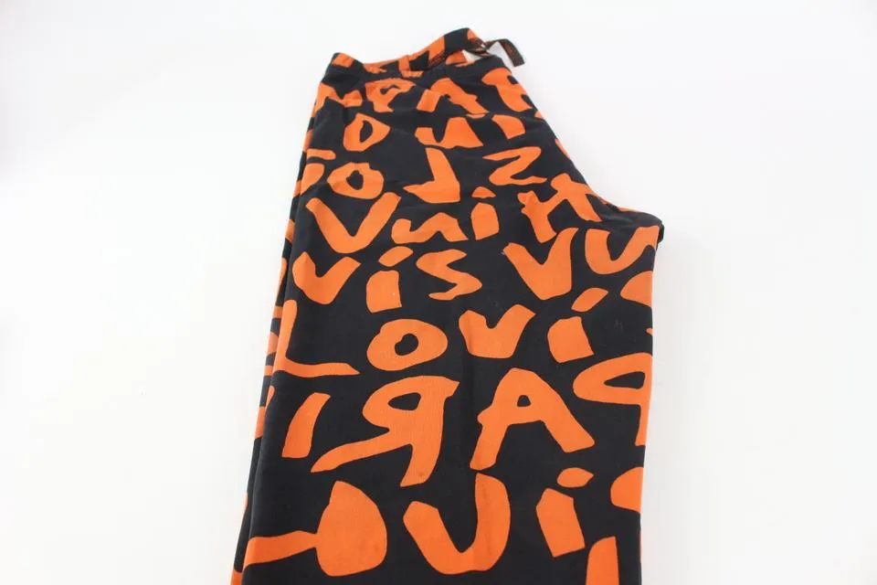 Louis Vuitton Women's Size 40 Stephen Sprouse Orange Graffiti Leggings 126LV50