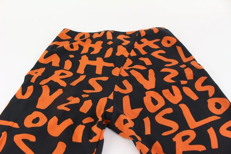 Louis Vuitton Women's Size 40 Stephen Sprouse Orange Graffiti Leggings 126LV50