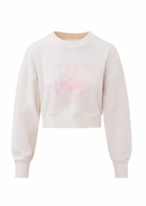 Love Shack Fancy Aneria Pullover - White