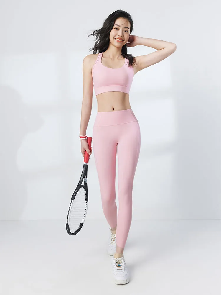 LYCRA®×IMOVE素材ハイウエスト パンツ レギンス