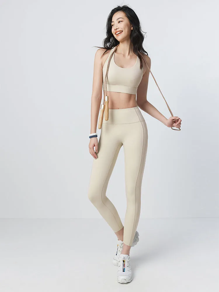 LYCRA®×IMOVE素材ハイウエスト パンツ レギンス