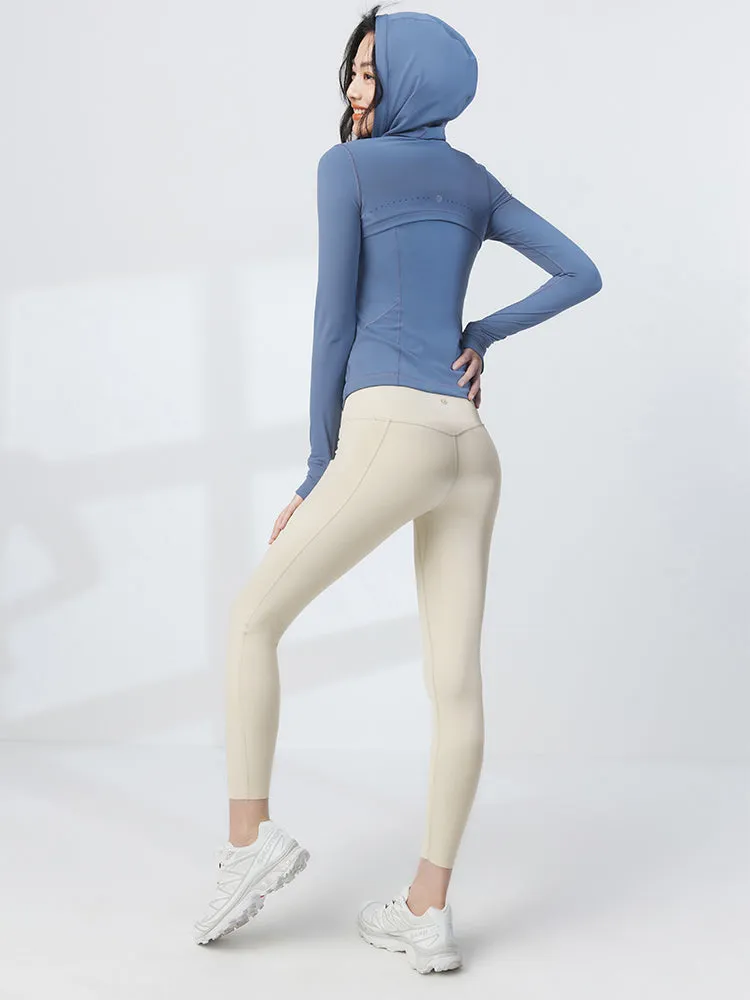 LYCRA®×IMOVE素材ハイウエスト パンツ レギンス