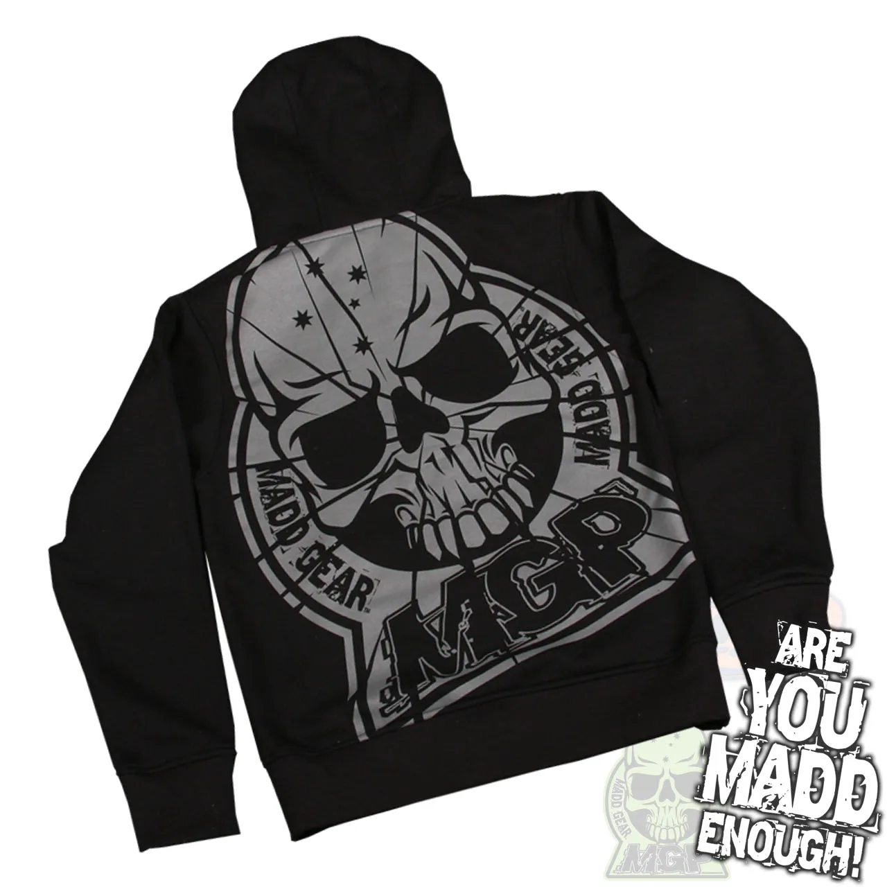 Madd Gear MGP Shattered Zip Hoodie- Black