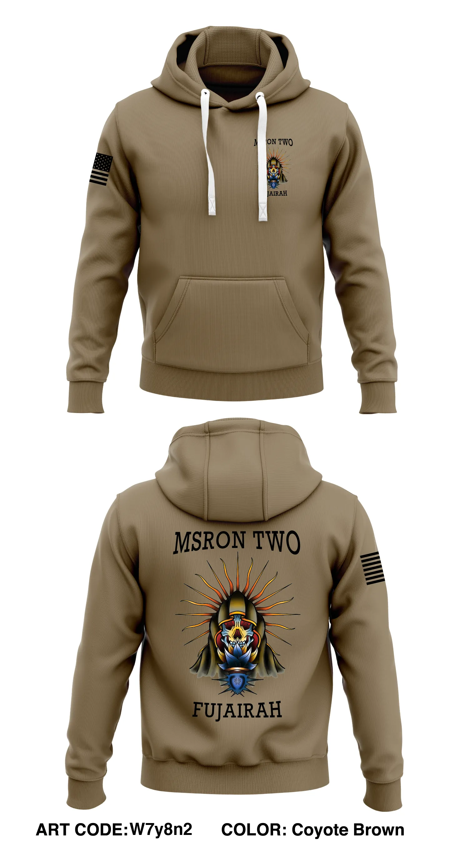 Maritime Expeditionary Security Squadron Two  Core Men's Hooded Performance Sweatshirt - W7y8n2