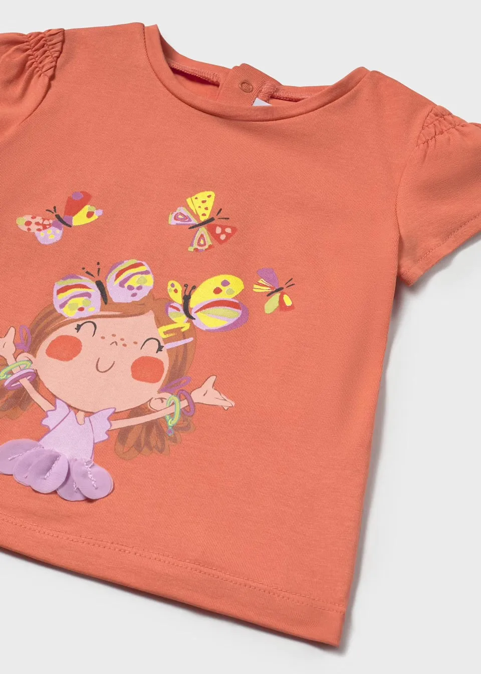 Mayoral Infant Girls T-Shirt 1049 Orange