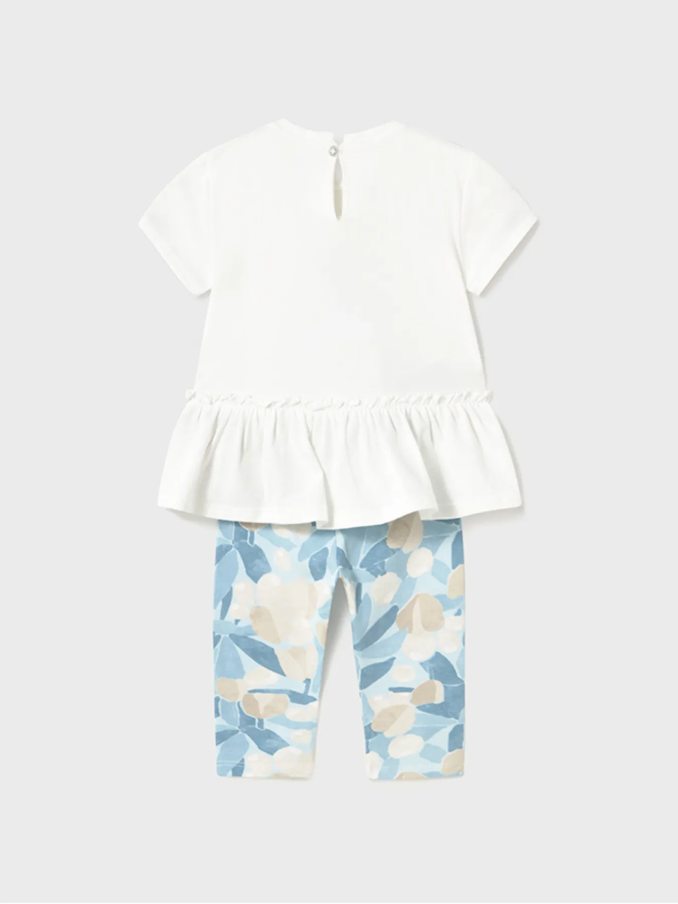 Mayoral Toddler Girl Floral Princess Legging Set