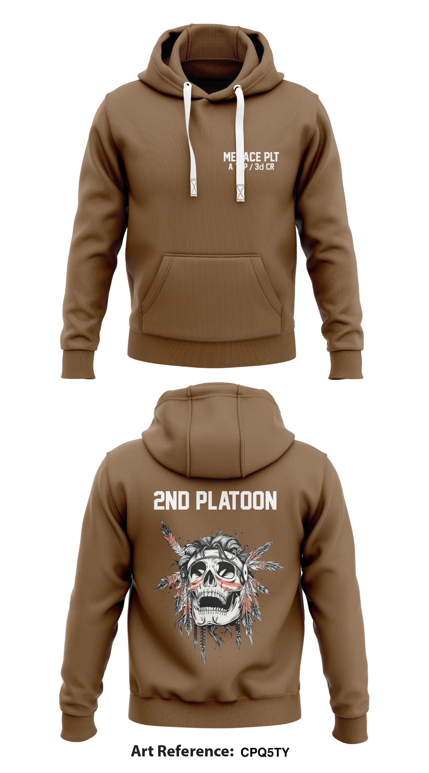 Menace PLT /A TRP / 3d CR Store 1  Core Men's Hooded Performance Sweatshirt - CpQ5Ty