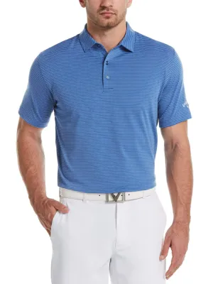Mens Core Soft Micro-Striped Polo