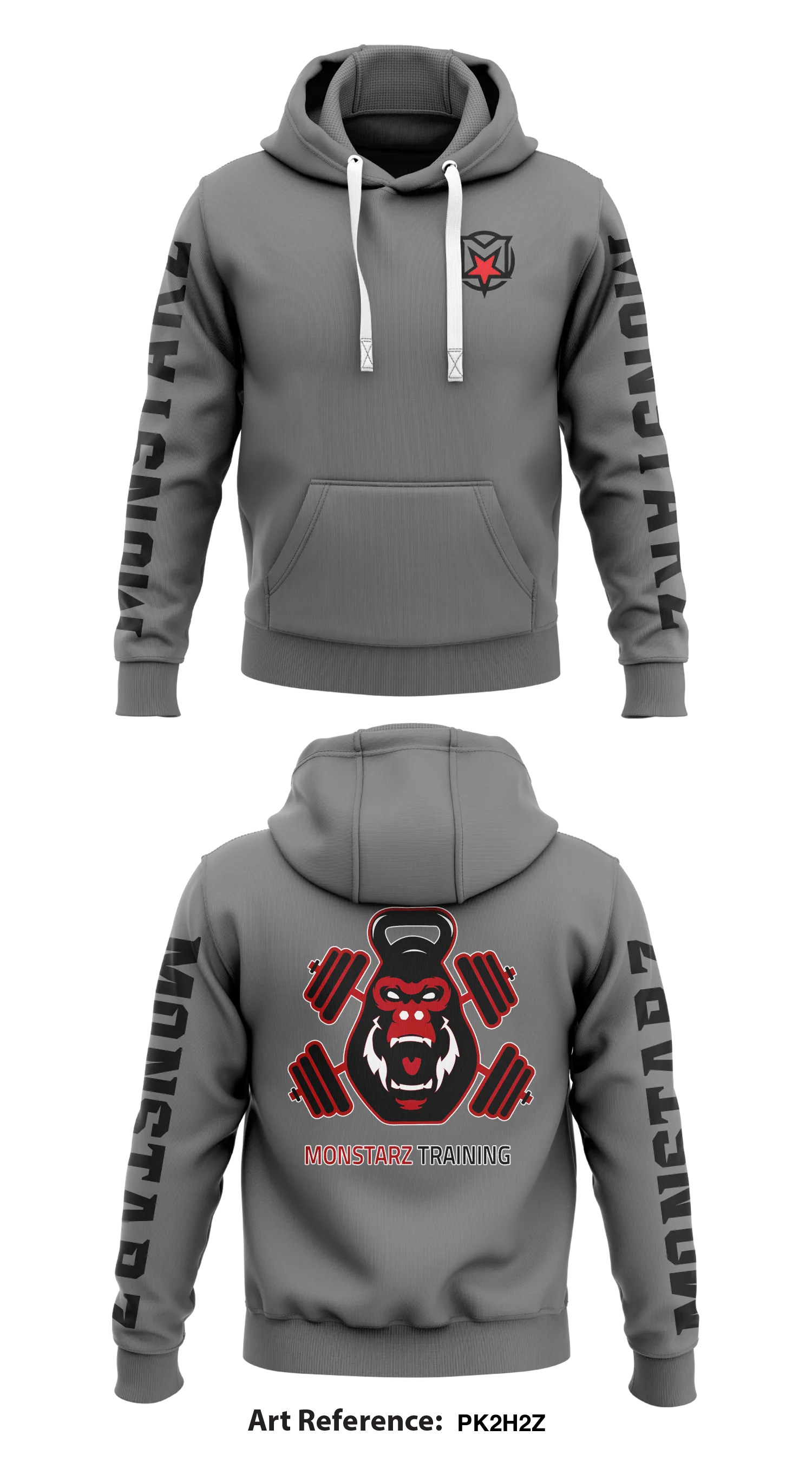 Monstarz Store 1  Core Men's Hooded Performance Sweatshirt - pK2H2z