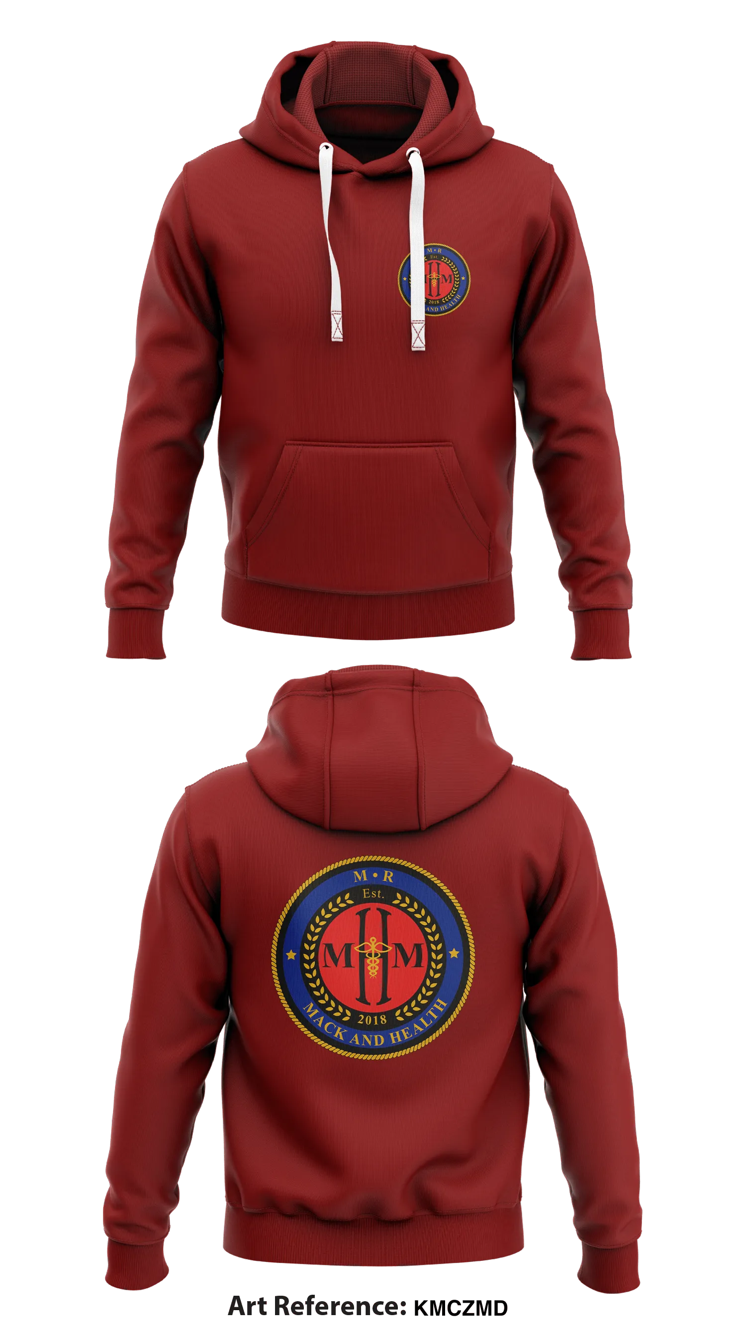 M.R. Mack & Health Store 1  Core Men's Hooded Performance Sweatshirt - KMCzmd