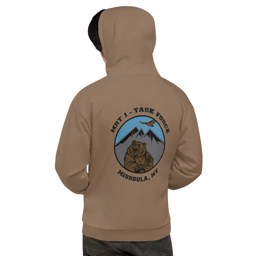 MRT-1; Task Force Missoula, MT Store 1  Core Men's Hooded Performance Sweatshirt - gNFWEcBLK
