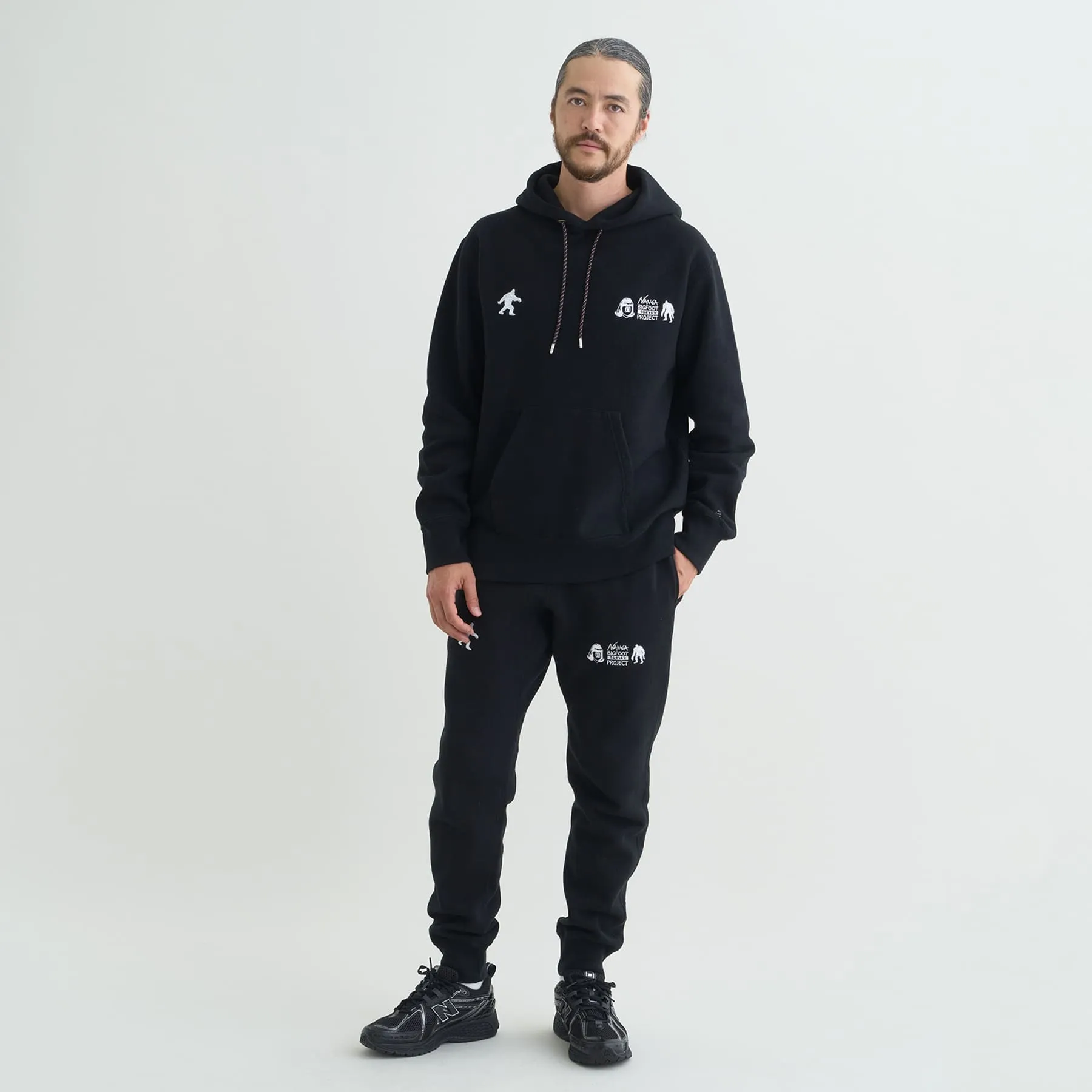 NANGA×TACOMA FUJI RECORDS BIGFOOT SURVEY PROJECT LOGO SWEAT PANTS(UNISEX)