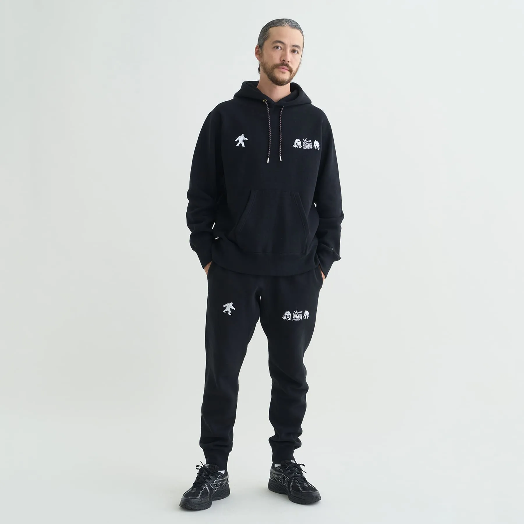 NANGA×TACOMA FUJI RECORDS BIGFOOT SURVEY PROJECT LOGO SWEAT PANTS(UNISEX)