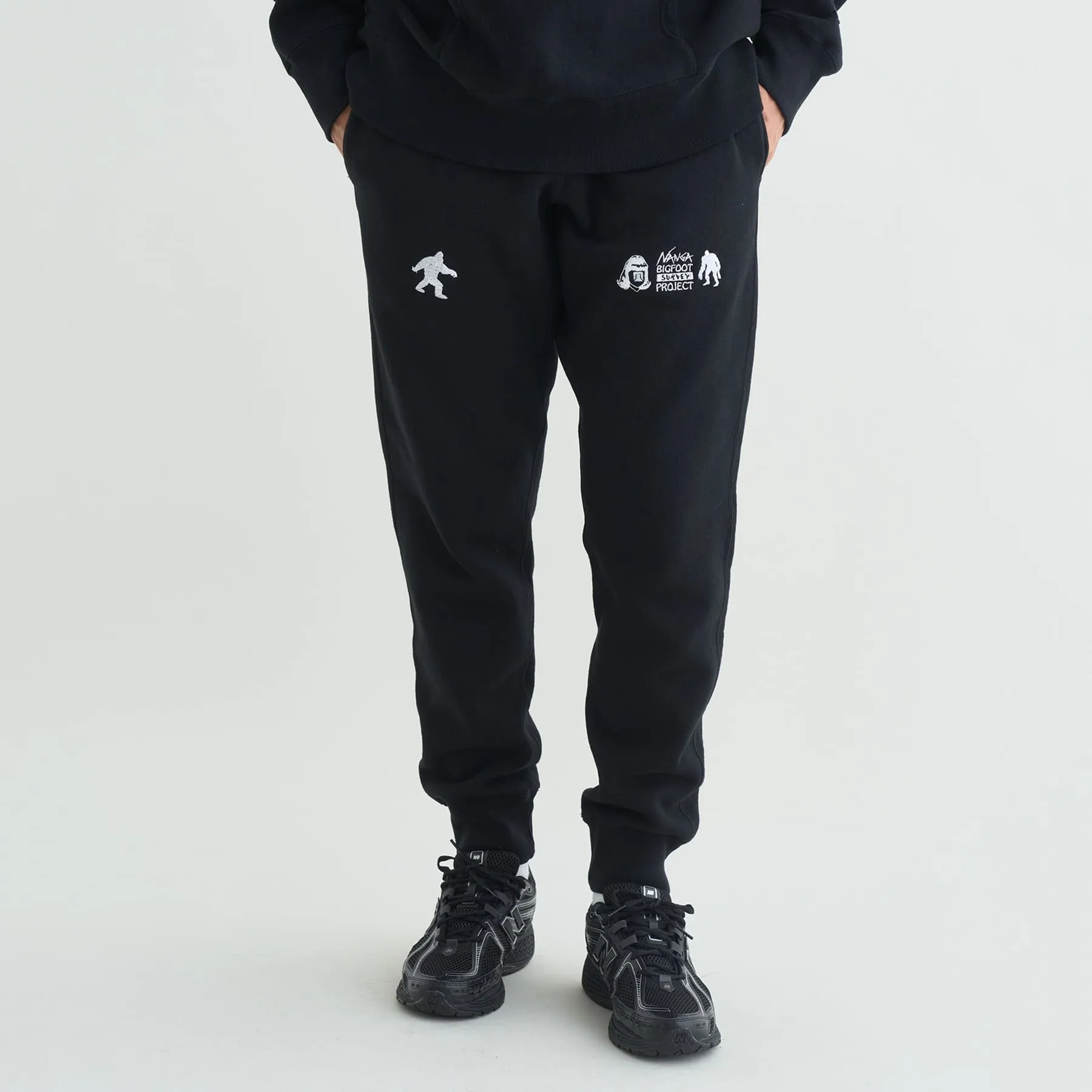 NANGA×TACOMA FUJI RECORDS BIGFOOT SURVEY PROJECT LOGO SWEAT PANTS(UNISEX)