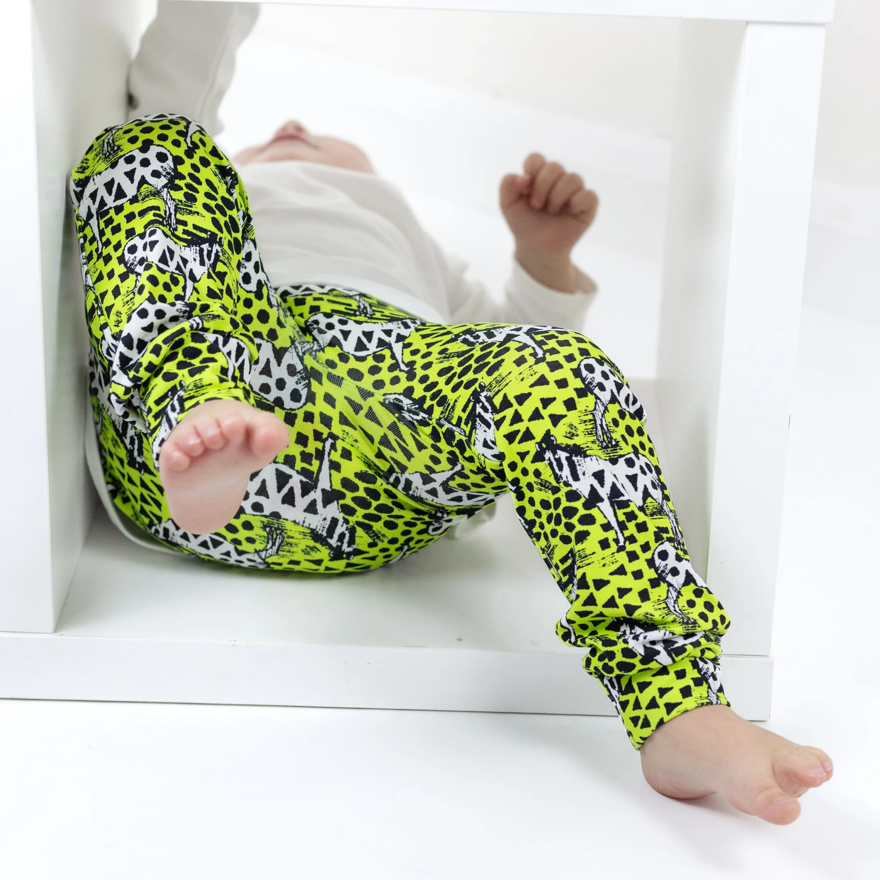 Neon Zebra print Leggings
