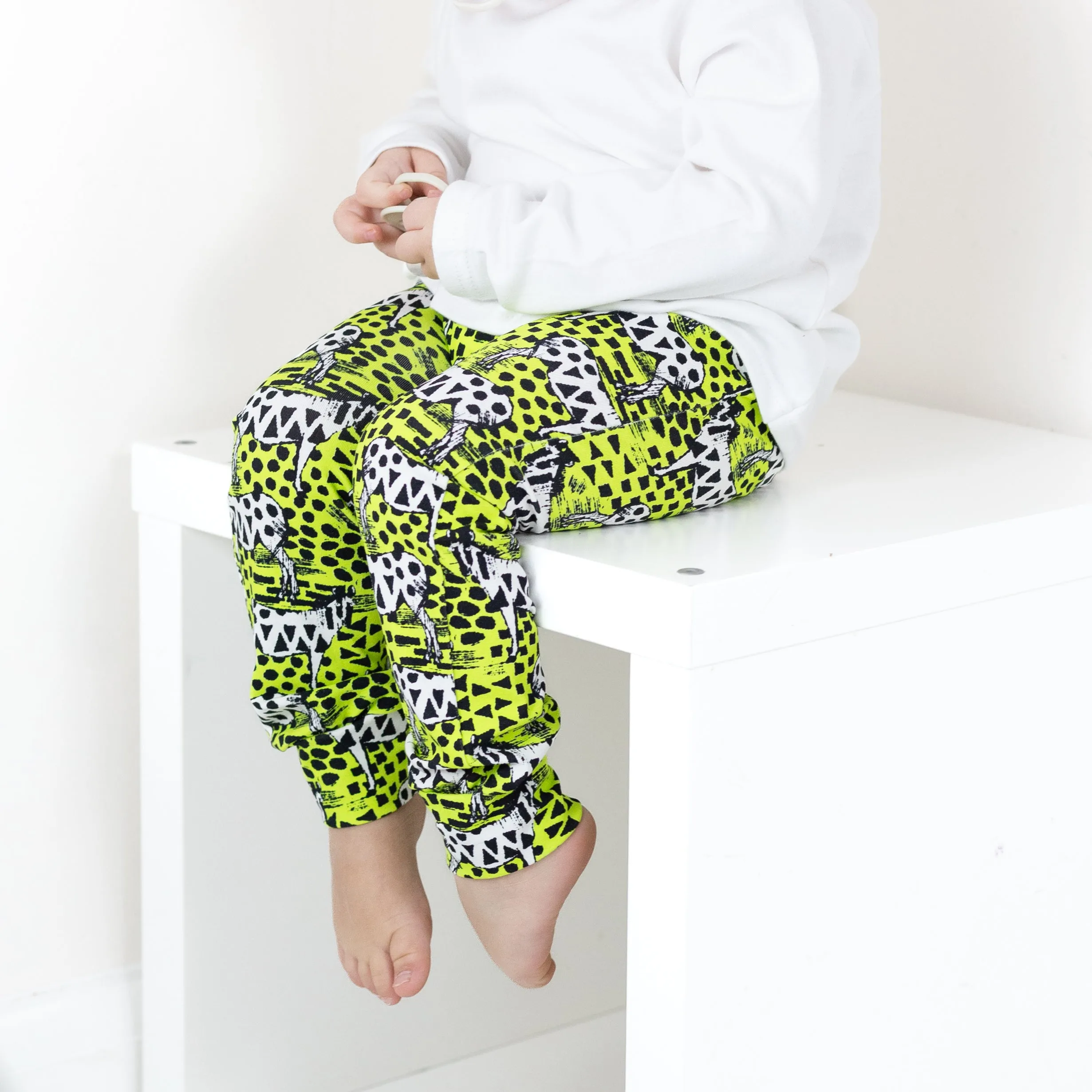 Neon Zebra print Leggings