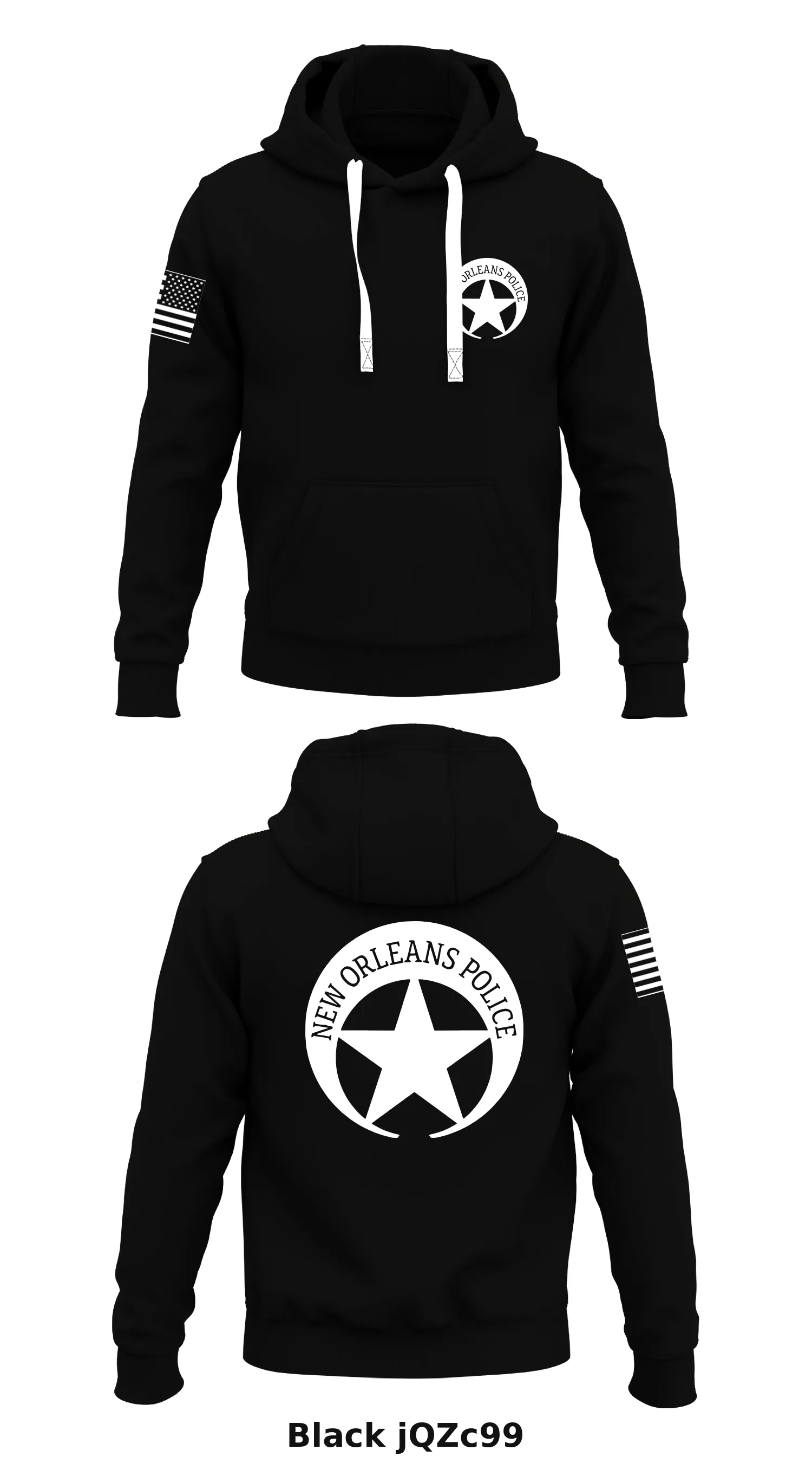 New Orleans Police Department  Store 1  Core Men's Hooded Performance Sweatshirt - jQZc99