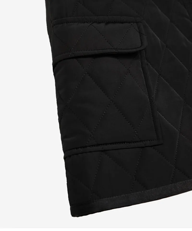 OBER Golf Diamond Quilting Padding Skirt - Black