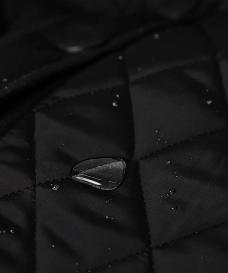 OBER Golf Diamond Quilting Padding Skirt - Black
