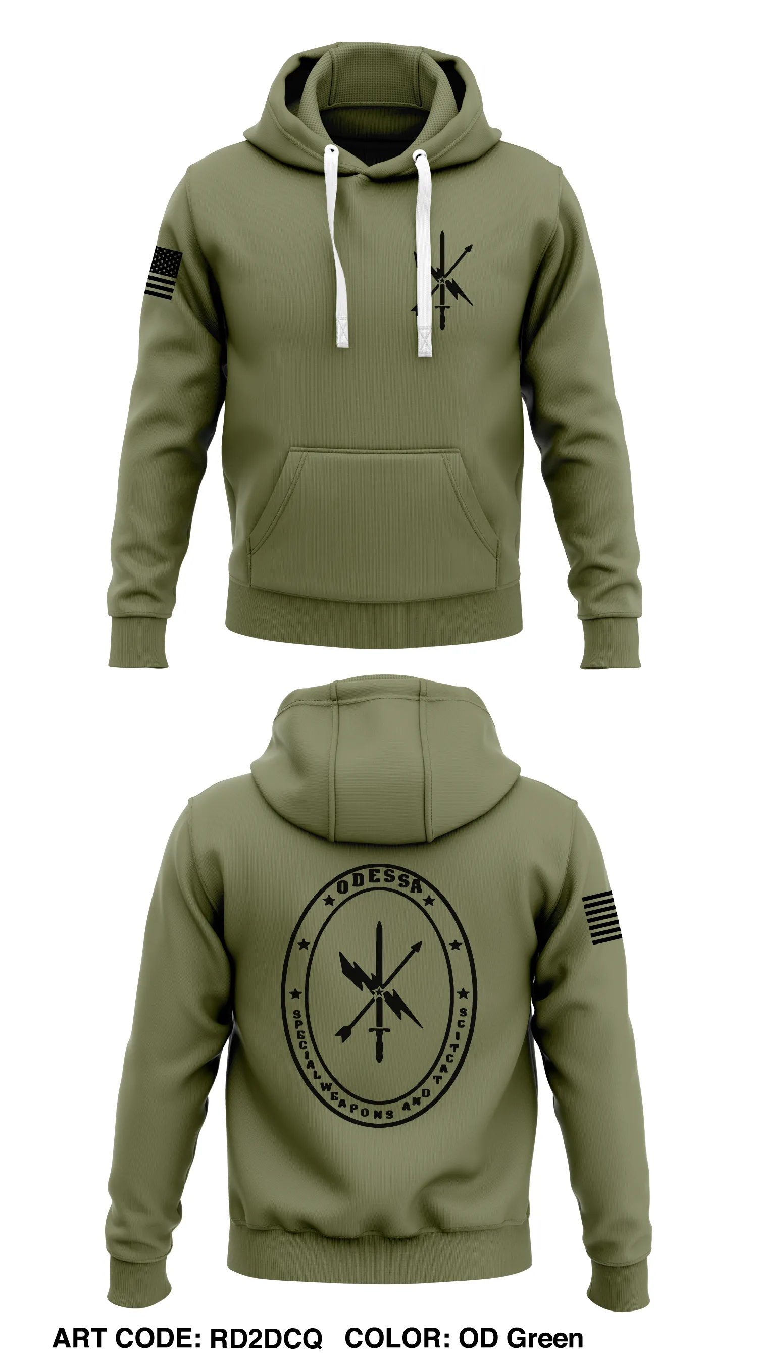 Odessa Police SWAT  Store 1  Core Men's Hooded Performance Sweatshirt - K3TtWy