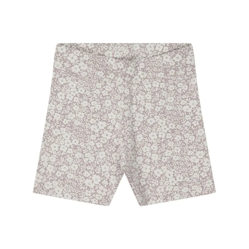 Organic Cotton Everyday Bike Short - Greta Floral Bark