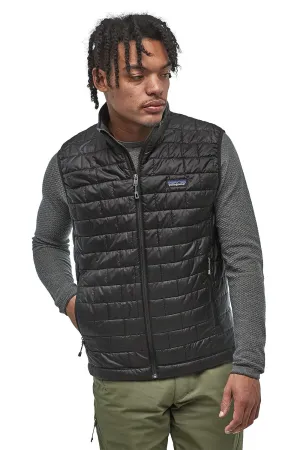 Patagonia Men’s Nano Puff Full Zip Vest in Black | 84242-BLK