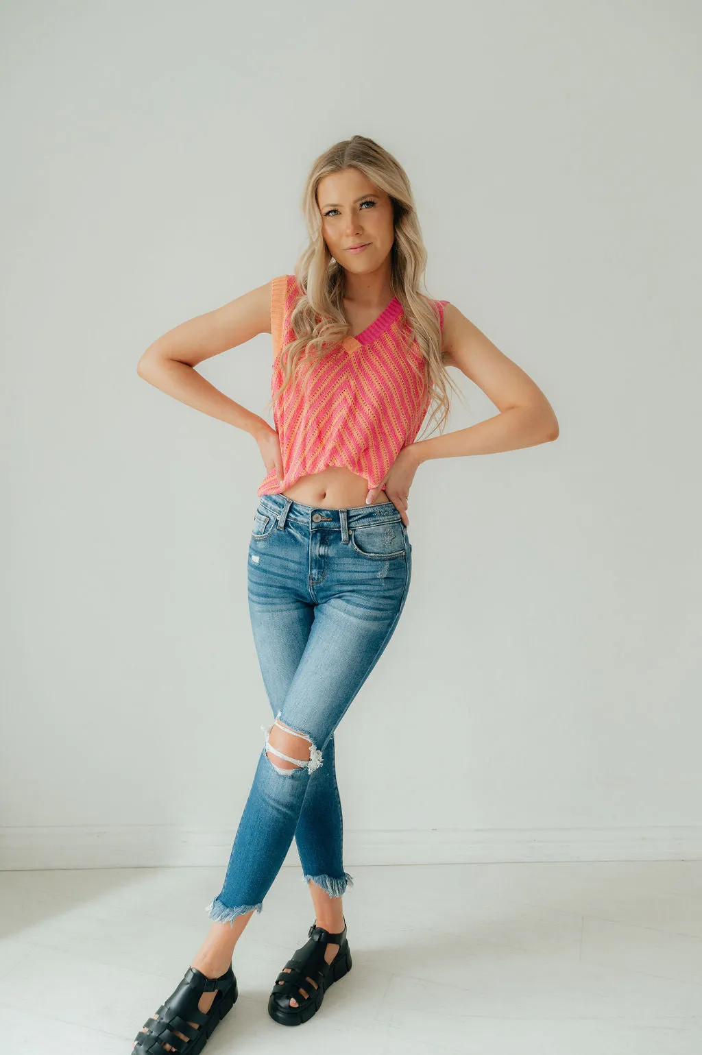 Pink Sweater Vest