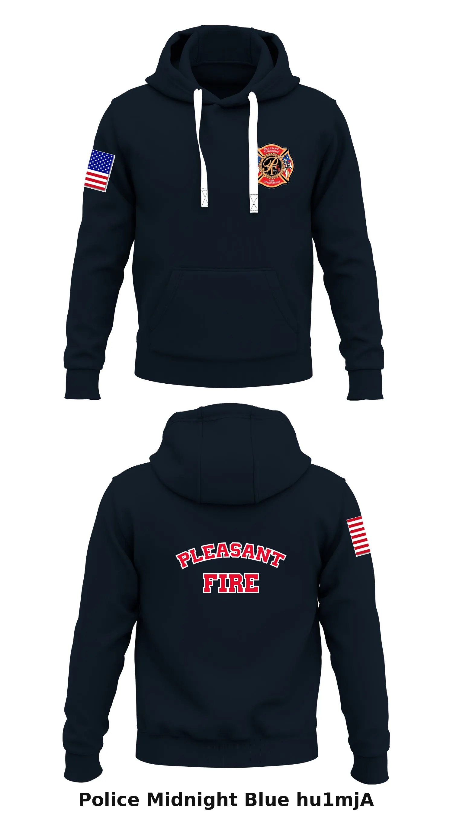 Pleasant Township Fire Department  Store 1  Core Men's Hooded Performance Sweatshirt - hu1mjA