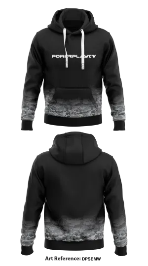 POWERPLAYTV Store 1  Core Men's Hooded Performance Sweatshirt - DpSemw