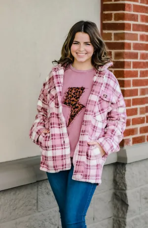 Raspberry Patch Shacket