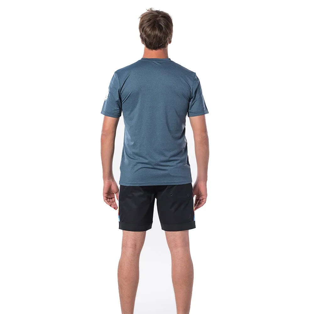 Rip Curl Dawn Patrol Short Sleeved Surf Tee - Navy Marle