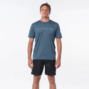 Rip Curl Dawn Patrol Short Sleeved Surf Tee - Navy Marle
