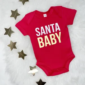 Santa Baby Christmas Babygrow