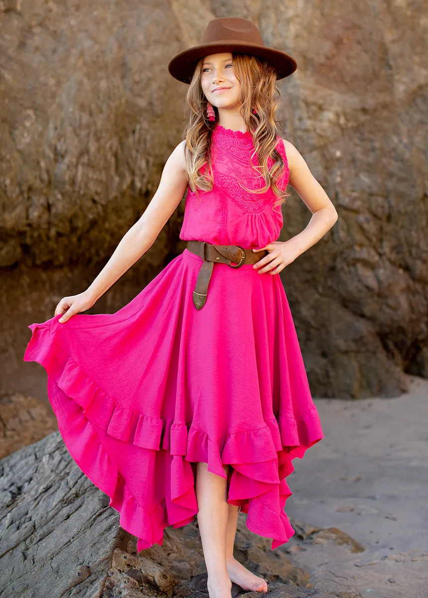 Sena Skirt in Fuchsia