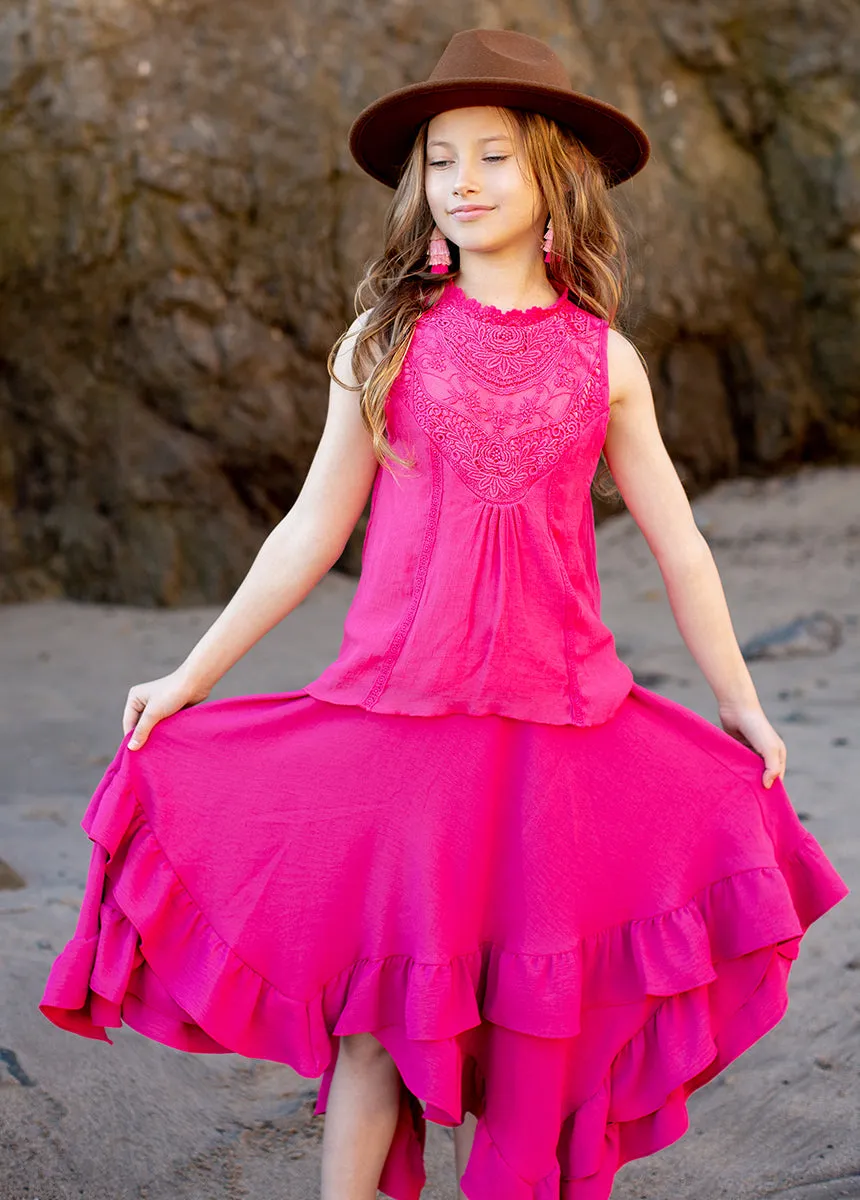 Sena Skirt in Fuchsia