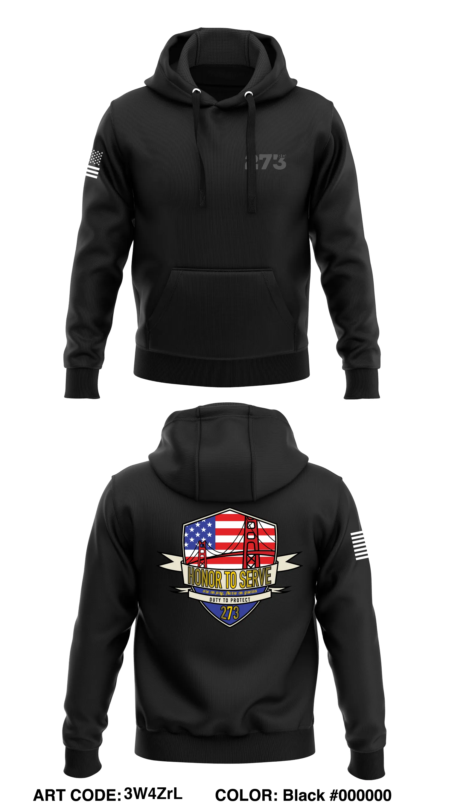SFPD 273 Store 1  Core Men's Hooded Performance Sweatshirt - 3W4ZrL