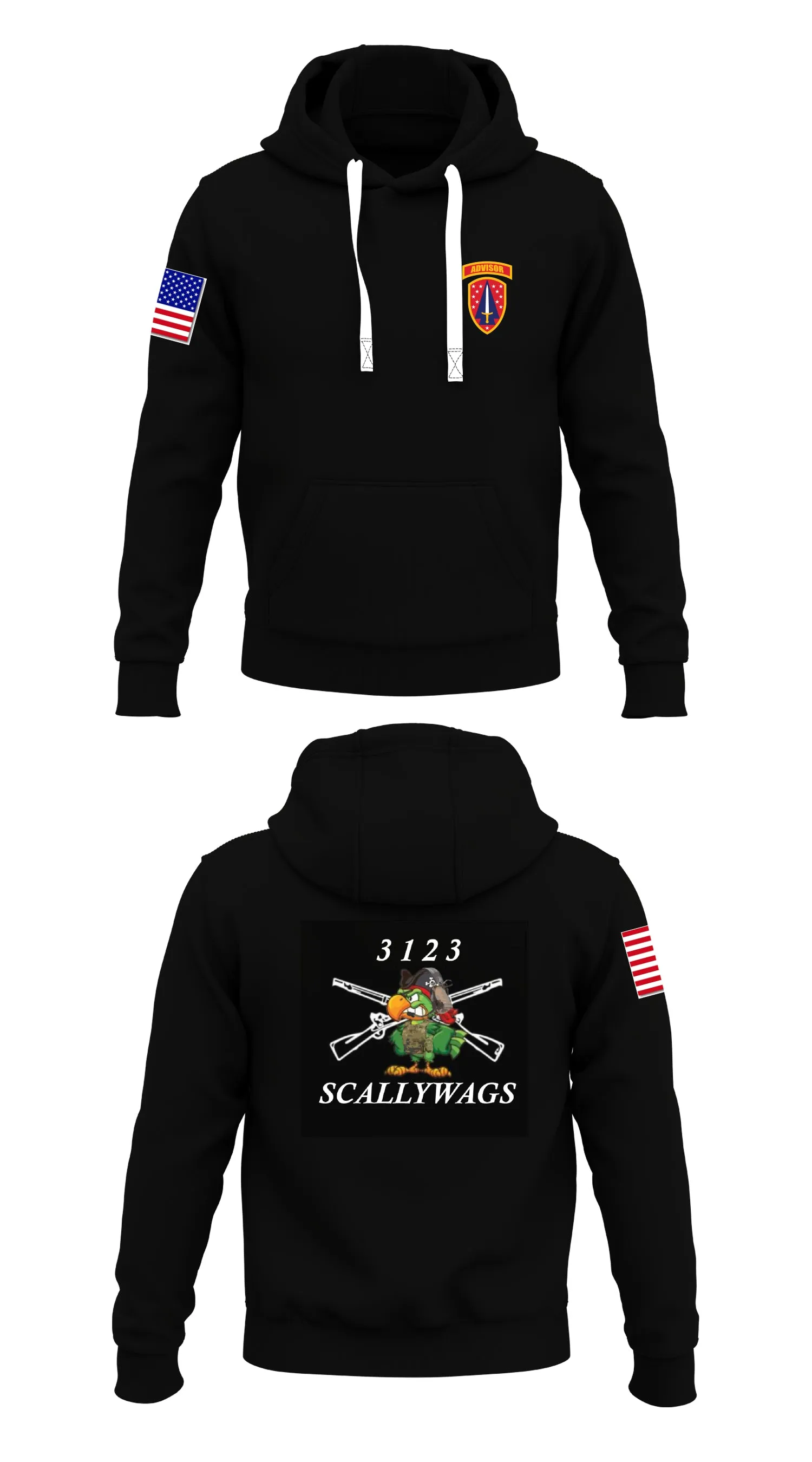Skallywags Store 1  Core Men's Hooded Performance Sweatshirt - 30493550450