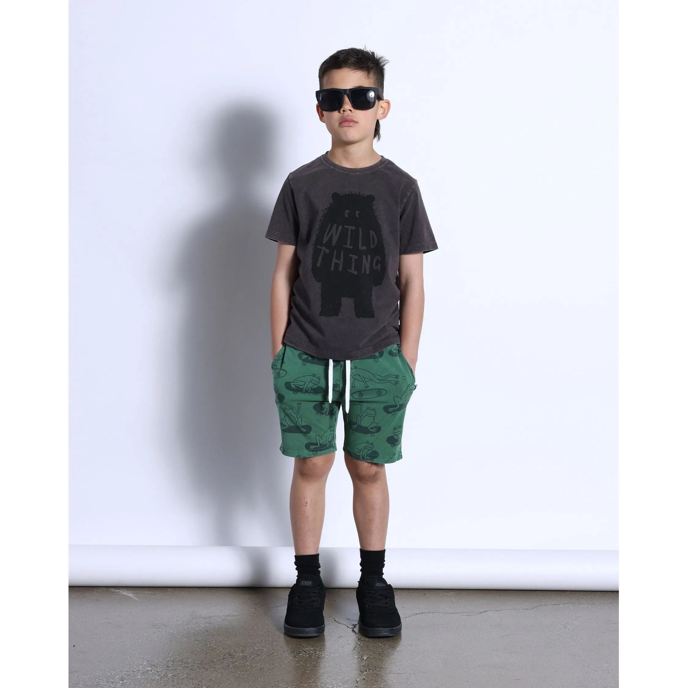 Skate Frogs Short- Turf Wash