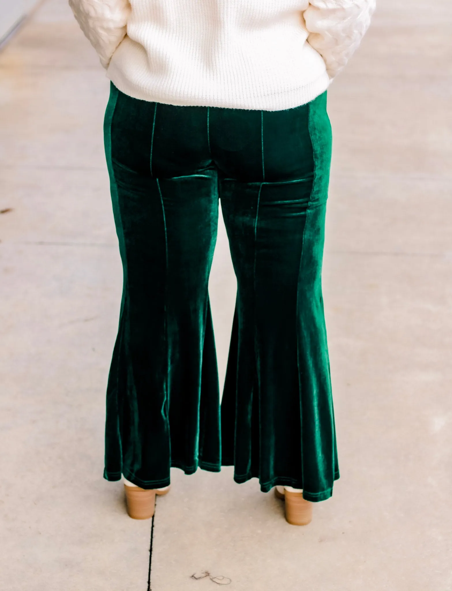 Smarty Pants Velvet in Emerald