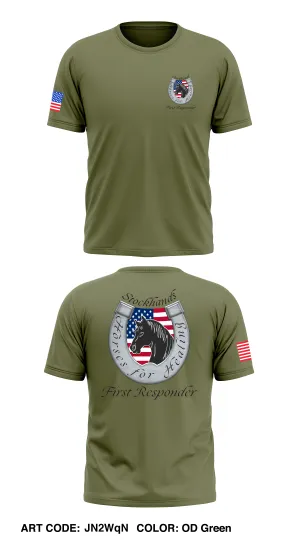 Stockshands Horses For Healing Store 1 Core Men's SS Performance Tee - JN2WqN
