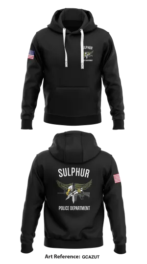 Sulphur Police Department Store 1  Core Men's Hooded Performance Sweatshirt - gCaZut